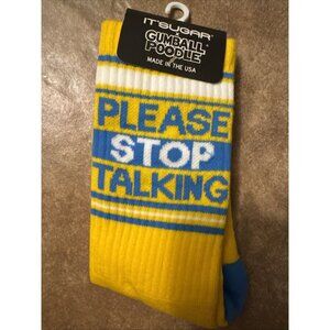 Please Stop‎ Talking Socks